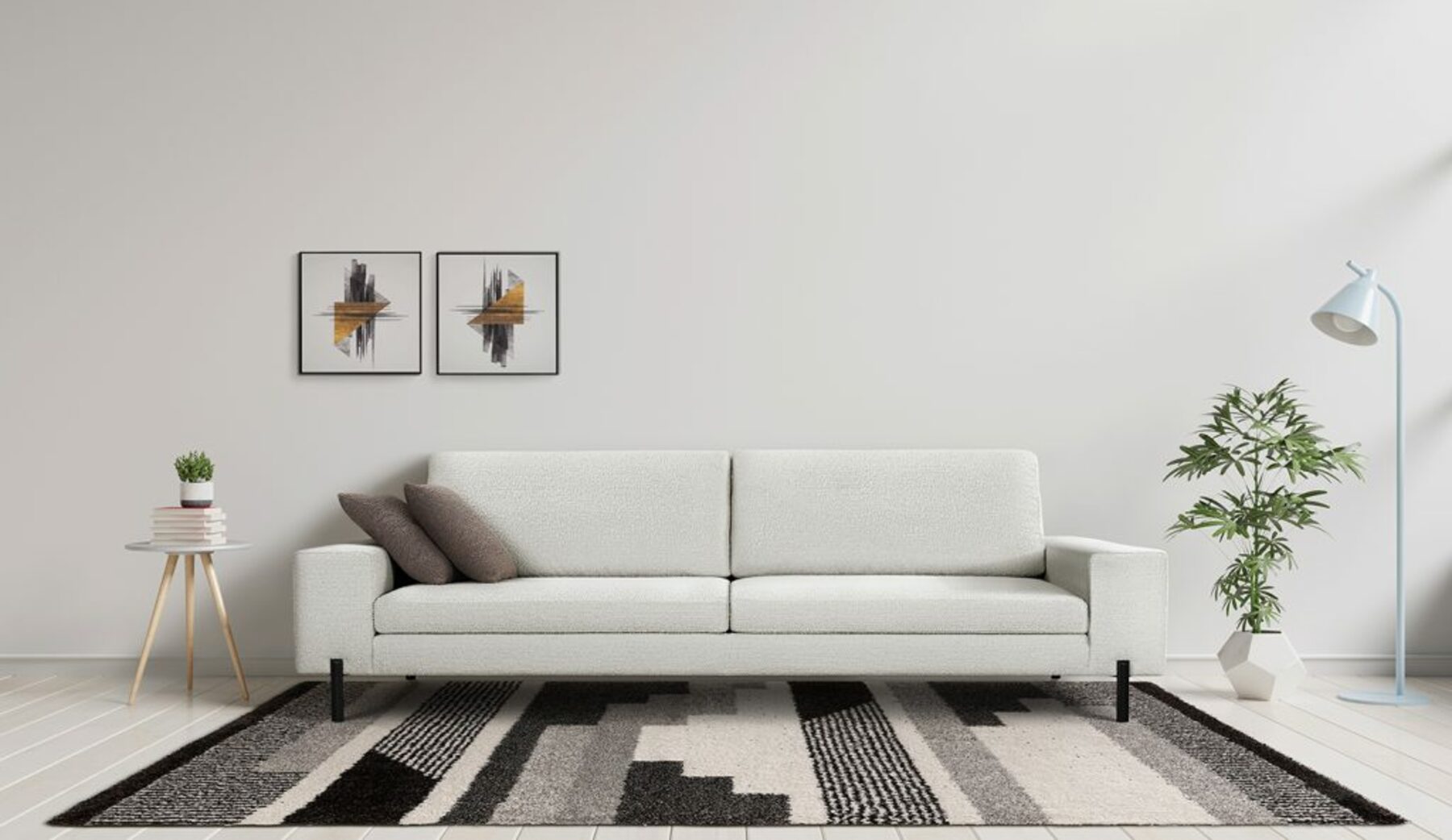 Sofa fijo linea moderna, varias medidas a escoger