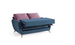 Detalle de apertura del sofá-cama