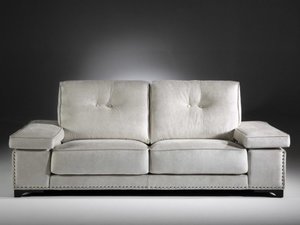 Sofá contemporáneo de asientos fijos