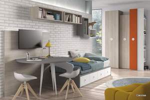 Cama nido estilo moderno ,varios acabados