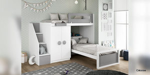 Habitación con cama tren en ¨L¨