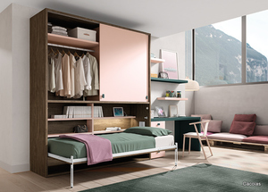 Cama abatible disponible en 80,90,105,135,150 de ancho y 190 o 200 de largo