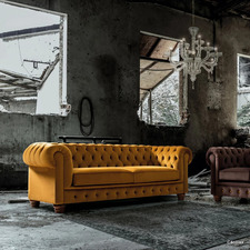 Sofá cama diseño tipo Chester, varias medidas disponibles