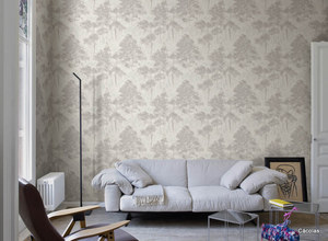 Papel pintado diseño bosque.