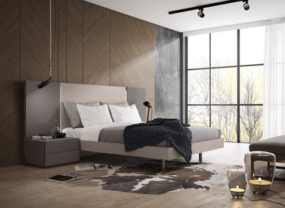 Dormitorio fabricación nacional, acabado veladur