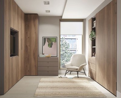 Habitación con cama abatible de 135 * 190